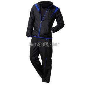 Black and Royal Blue Color Sports Track Suit 